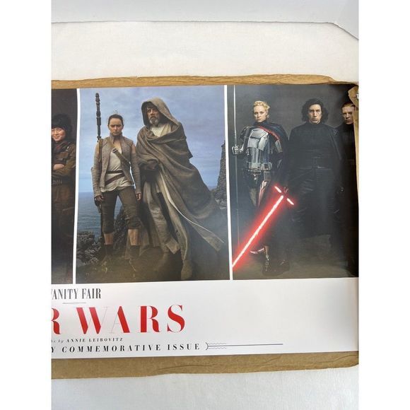 Vanity Fair Star Wars The Last Jedi 40th Anniversary Poster Original Tube - Picture 2 of 11